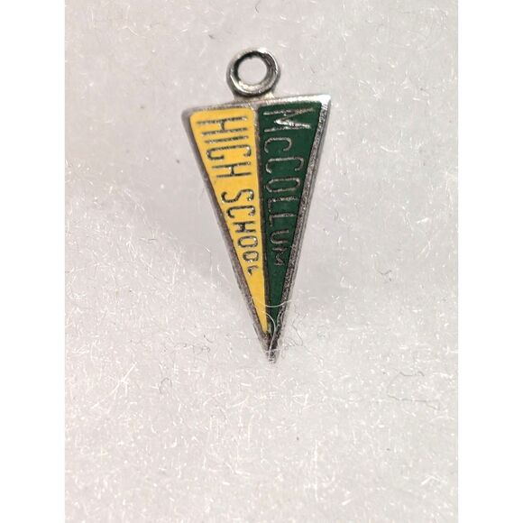 kinney Jewelry - Vintage High School Pennant Charm, McCollum High School